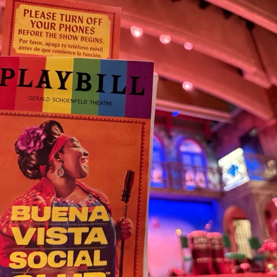 At the Buena Vista Social Club Broadway show