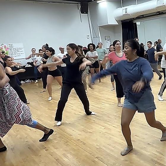 Molienda de Café dance class with Marisol Blanco