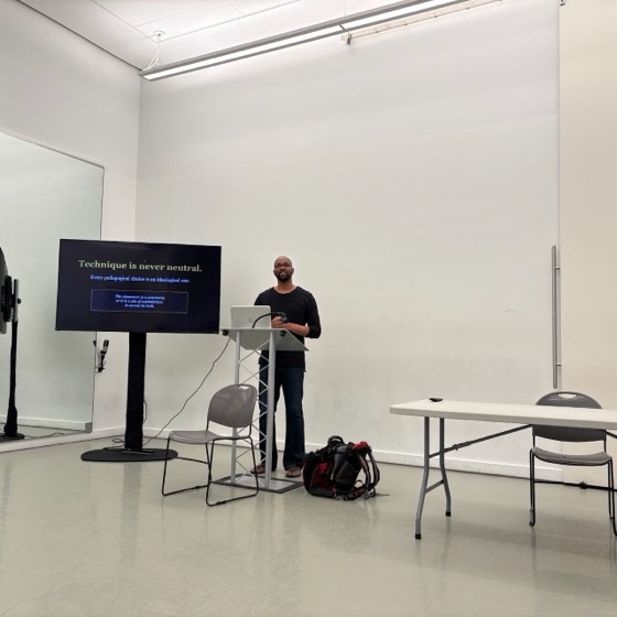 Scene from the Teranga Conference at Ailey Studios