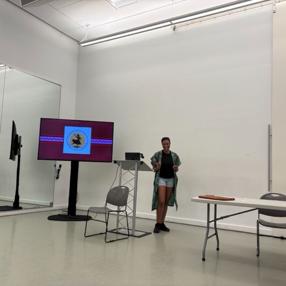 Scene from the Teranga Conference at Ailey Studios