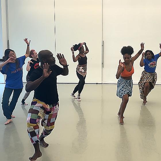 West African dance class with Maguette Camara
