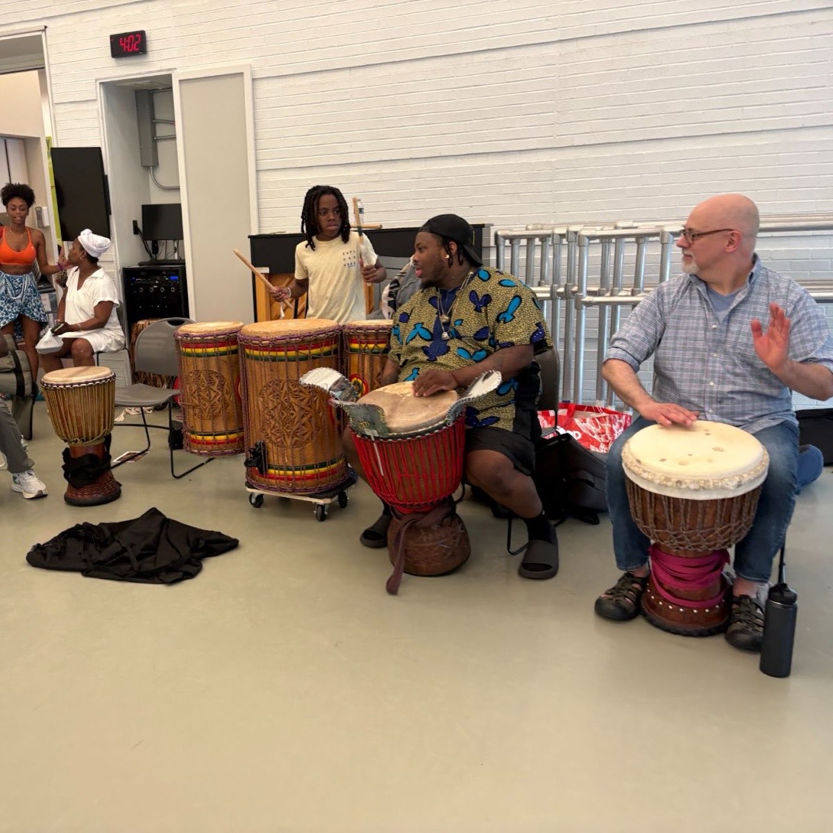 Community circle at the end of the workshop