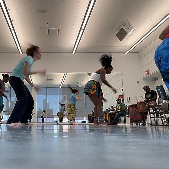 West African dance class with Maguette Camara